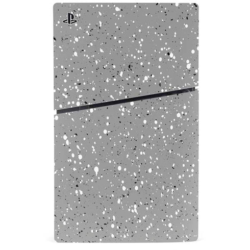 Grey Speckle PS5 Slim Disk Bundle Skin