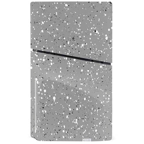 Grey Speckle PS5 Slim Disk Console Skin