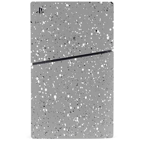 Grey Speckle PS5 Slim Digital Edition Bundle Skin