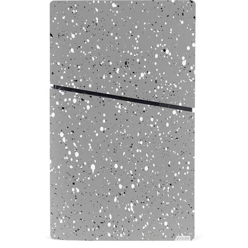 Grey Speckle PS5 Slim Digital Edition Bundle Skin