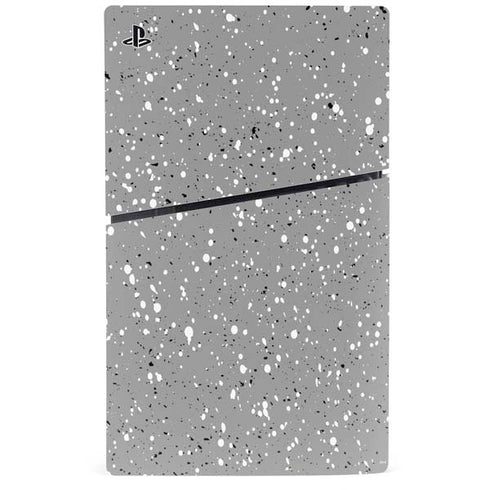 Grey Speckle PS5 Slim Digital Edition Console Skin