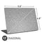 Grey Speckle Universal Laptop 12in (9.8 x 6.8in) Skin