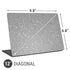 Grey Speckle Universal Laptop 12in (9.8 x 6.8in) Skin