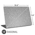 Grey Speckle Universal Laptop 13in (10.6 x 7.6in) Skin