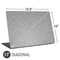 Grey Speckle Universal Laptop 17in (13.8 x 10in) Skin