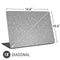Grey Speckle Universal Laptop 18in (14.6 x 10.6in) Skin