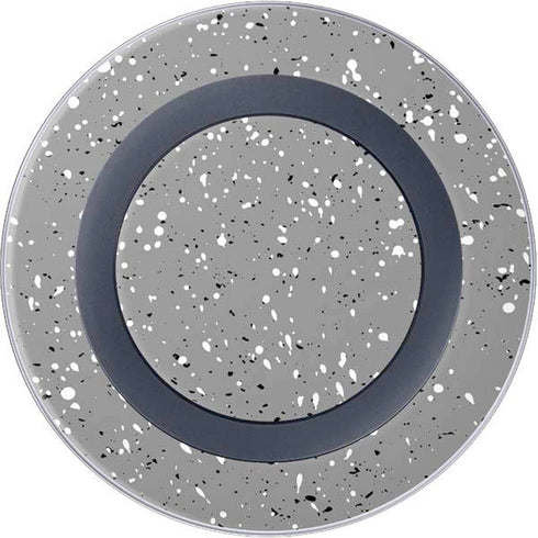Grey Speckle Wireless Charger Skin