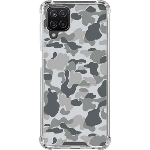 Grey Street Camo Galaxy A12 Clear Case