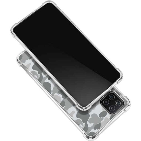 Grey Street Camo Galaxy A12 Clear Case