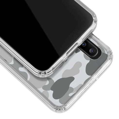 Grey Street Camo Galaxy A20 Clear Case