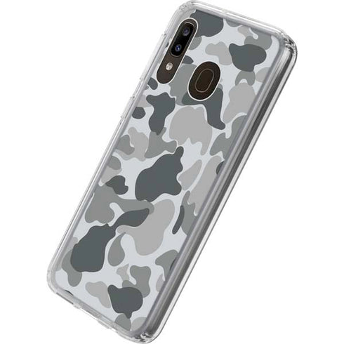 Grey Street Camo Galaxy A20 Clear Case