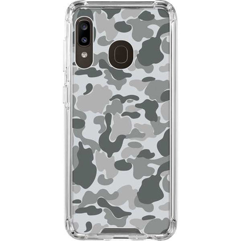 Grey Street Camo Galaxy A30 Clear Case
