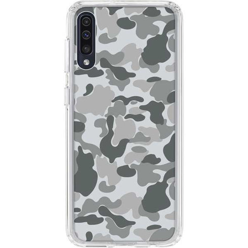Grey Street Camo Galaxy A50 Clear Case
