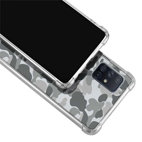 Grey Street Camo Galaxy A71 5G Clear Case