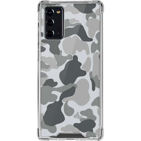 Grey Street Camo Galaxy Note20 5G Clear Case