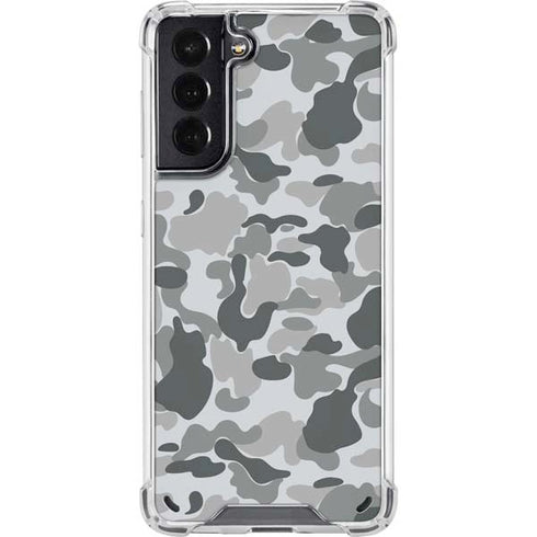 Grey Street Camo Galaxy S21 5G Clear Case