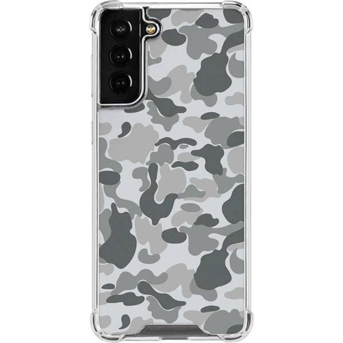 Grey Street Camo Galaxy S21 FE Clear Case