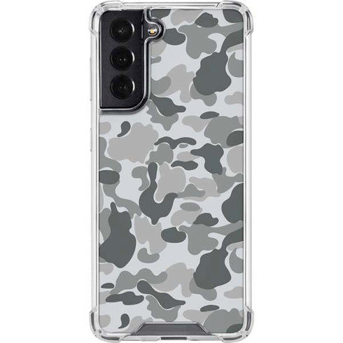Grey Street Camo Galaxy S22 Clear Case
