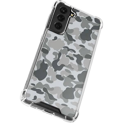 Grey Street Camo Galaxy S22 Clear Case