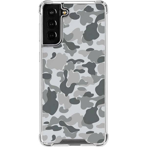 Grey Street Camo Galaxy S22 Plus Clear Case