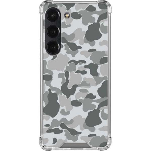 Grey Street Camo Galaxy S23 Clear Case