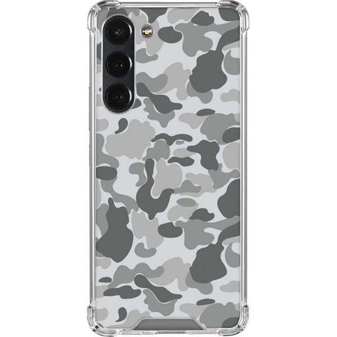 Grey Street Camo Galaxy S23 Plus Clear Case