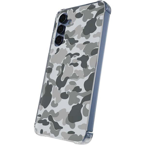 Grey Street Camo Galaxy S24 Clear Case