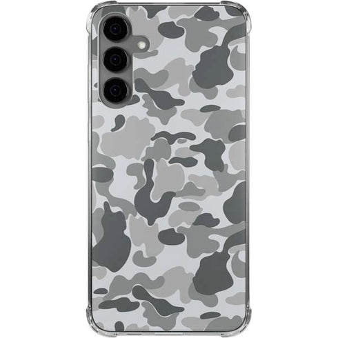 Grey Street Camo Galaxy S24 Plus Clear Case