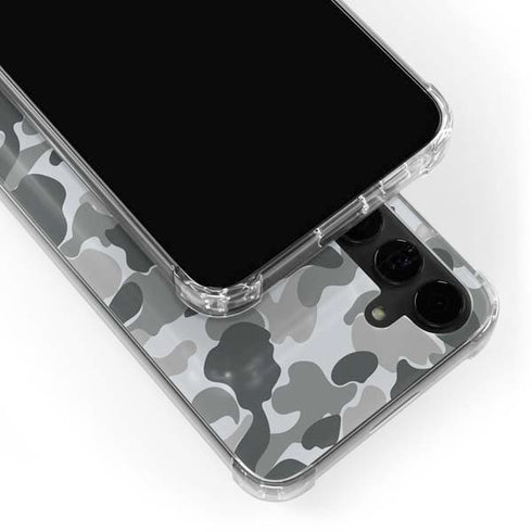 Grey Street Camo Galaxy S24 Plus Clear Case
