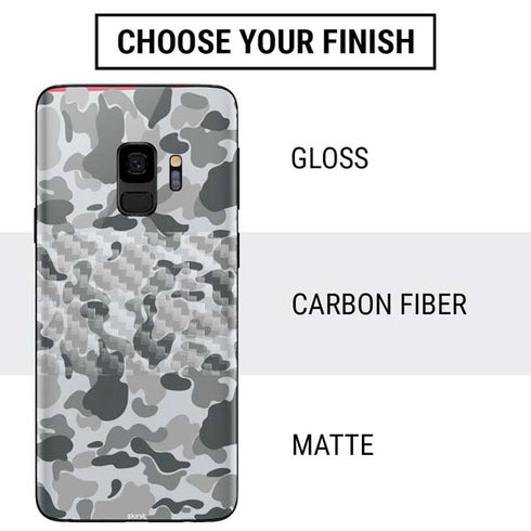 Grey Street Camo Galaxy S9 Skin