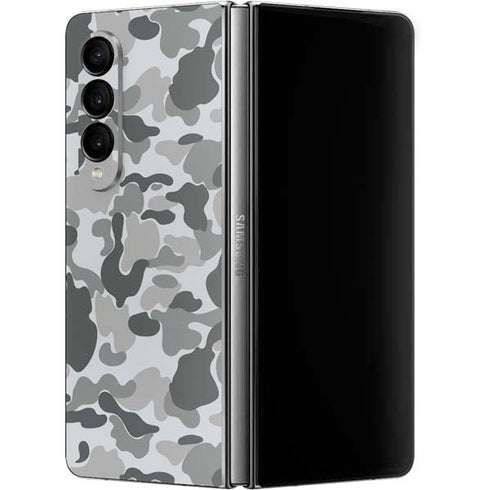 Grey Street Camo Galaxy Z Fold4 5G Skin