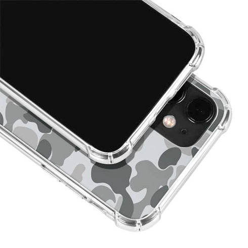 Grey Street Camo iPhone 12 Clear Case
