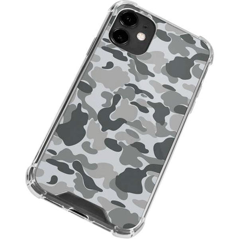 Grey Street Camo iPhone 12 Clear Case