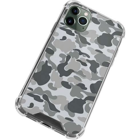 Grey Street Camo iPhone 12 Pro Clear Case