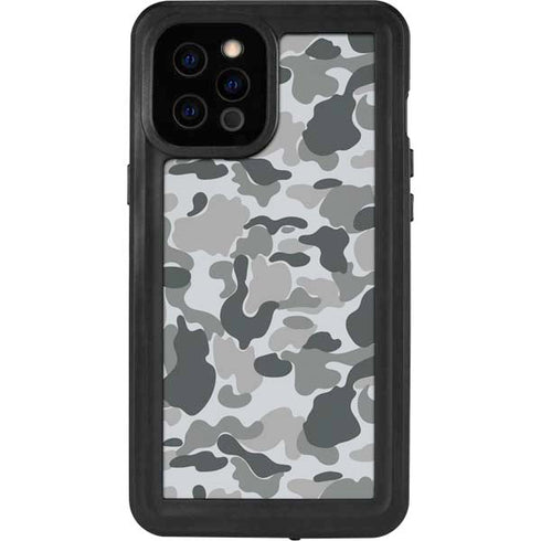 Grey Street Camo iPhone 12 Pro Max Waterproof Case