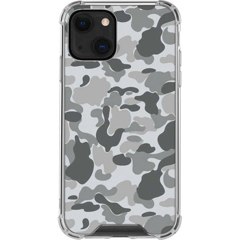 Grey Street Camo iPhone 13 Mini Clear Case