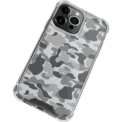 Grey Street Camo iPhone 13 Pro Clear Case