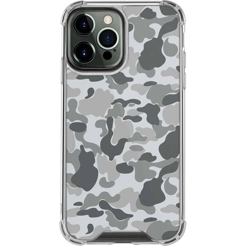 Grey Street Camo iPhone 13 Pro Max Clear Case