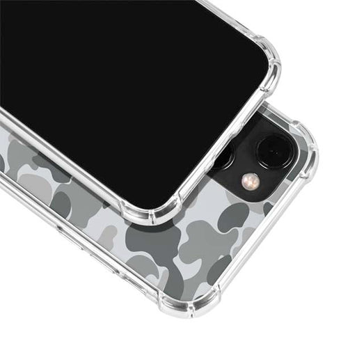 Grey Street Camo iPhone 14 Clear Case