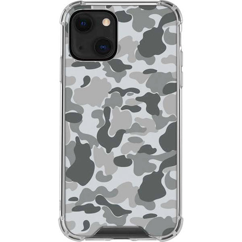 Grey Street Camo iPhone 14 Plus Clear Case
