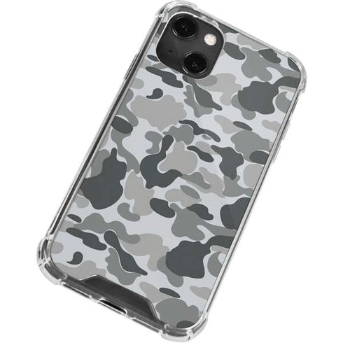 Grey Street Camo iPhone 14 Plus Clear Case