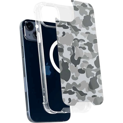 Grey Street Camo iPhone 15 Plus MagSafe Case