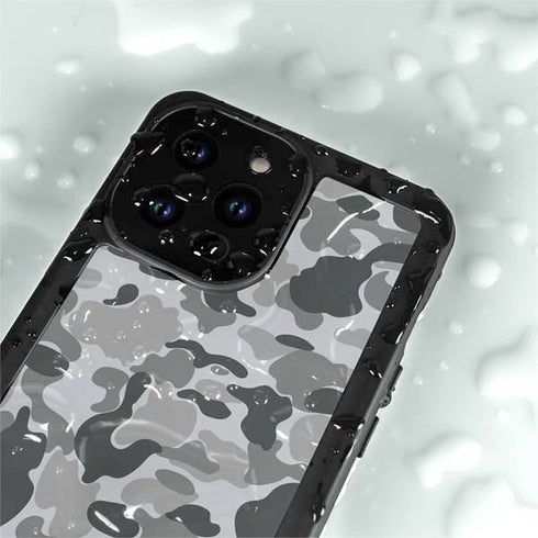 Grey Street Camo iPhone 14 Pro Max Waterproof Case