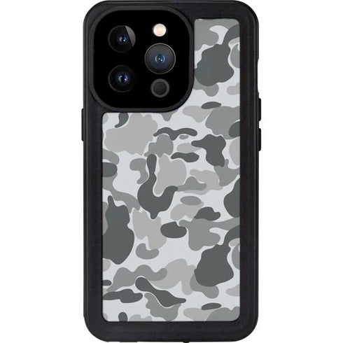 Grey Street Camo iPhone 14 Pro Waterproof Case