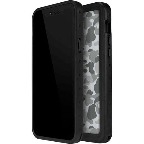 Grey Street Camo iPhone 15 Waterproof Case