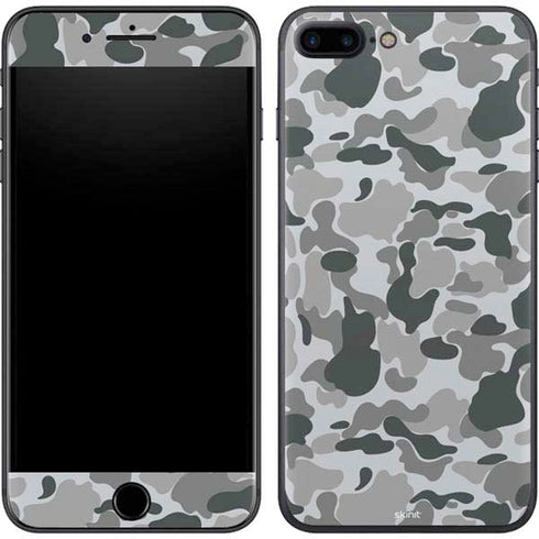 Grey Street Camo iPhone 8 Plus Skin