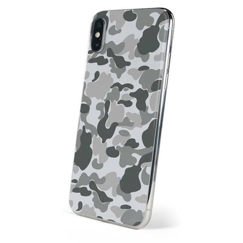 Grey Street Camo iPhone X Skin