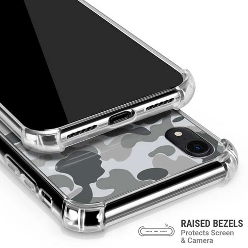 Grey Street Camo iPhone XR Clear Case
