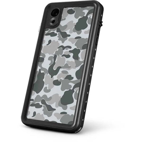 Grey Street Camo iPhone XR Waterproof Case