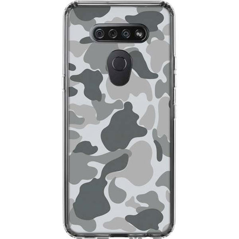 Grey Street Camo LG K51/Q51 Clear Case